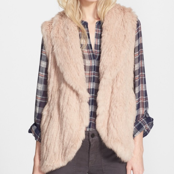 Joie Blush Fur Vest EUC - Picture 10 of 10
